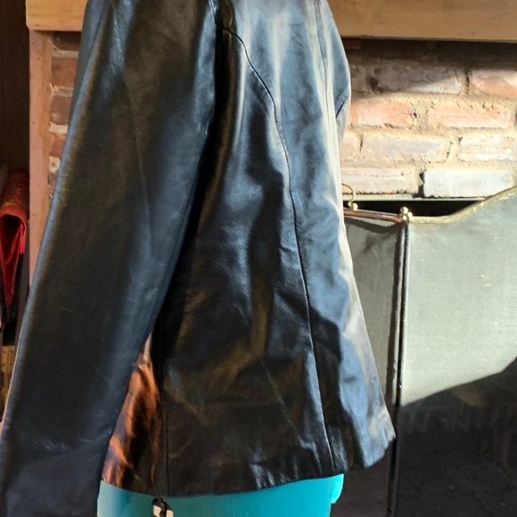 Black leather jacket by Bagatelle - Picture 3 of 5